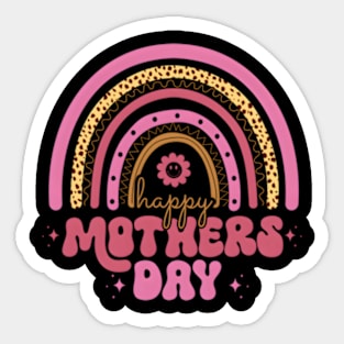 HapMothers Day Floral For Mom Grandma Sticker